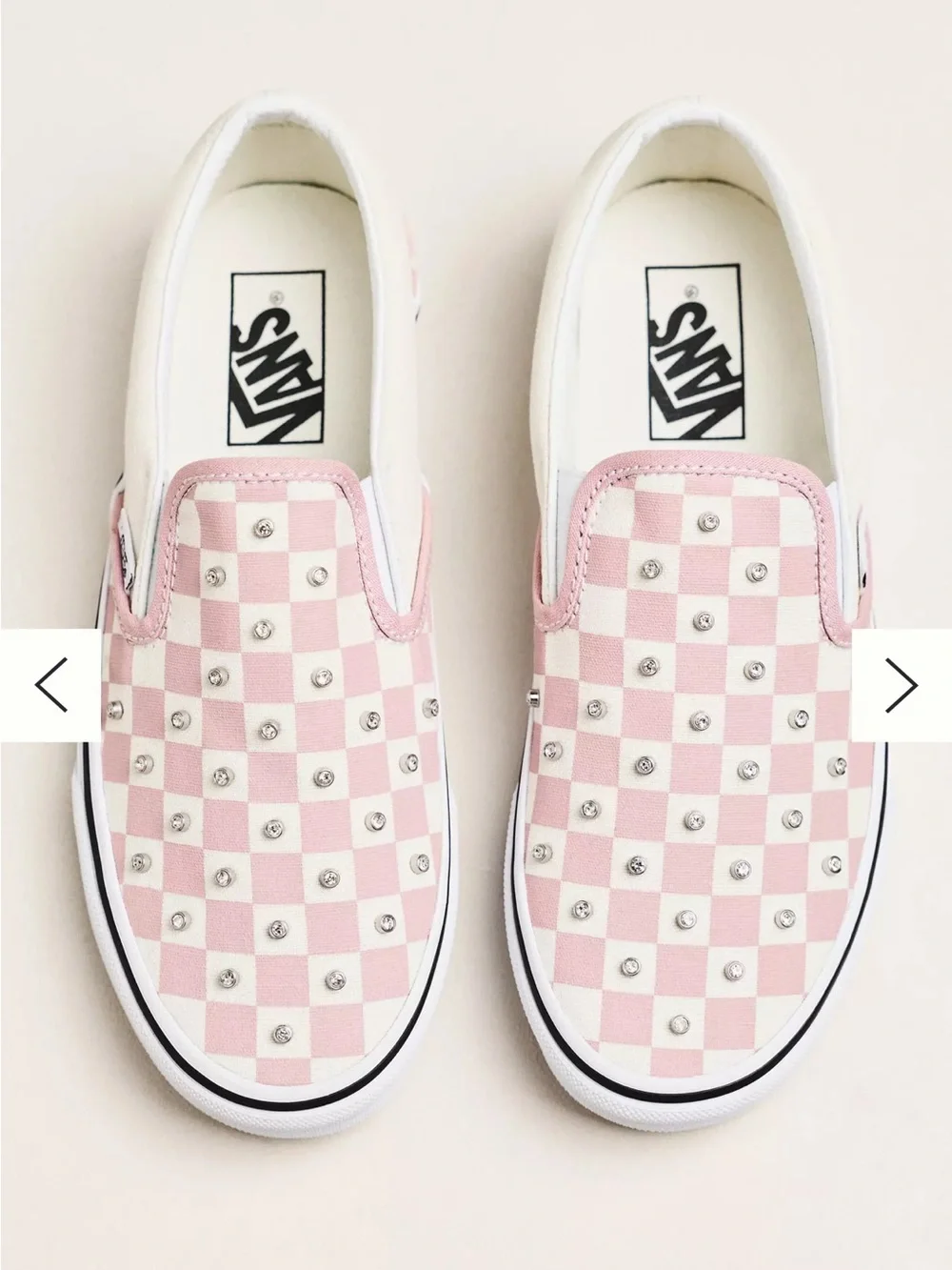 Vans Classic Slip-On Rhinestone Checkerboard - Picture 3 of 12
